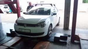Jevol suspension tester at Tyres and More Installed by Integrated Marketing