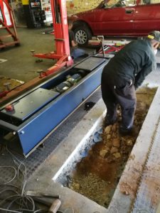 Jevol inground suspension tester installation by Integrated Marketing