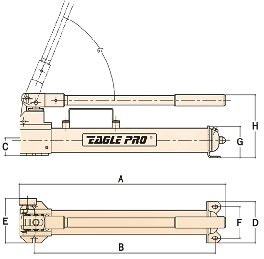 Industrial hand pump