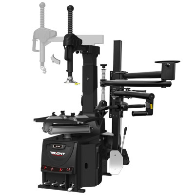 BP818 Semi Auto Swing Arm Tyre Changer with helper arm